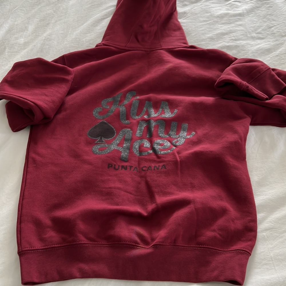 Hard rock Punta Cana kiss my ace, hooded sweatshirt - Picture 5 of 5